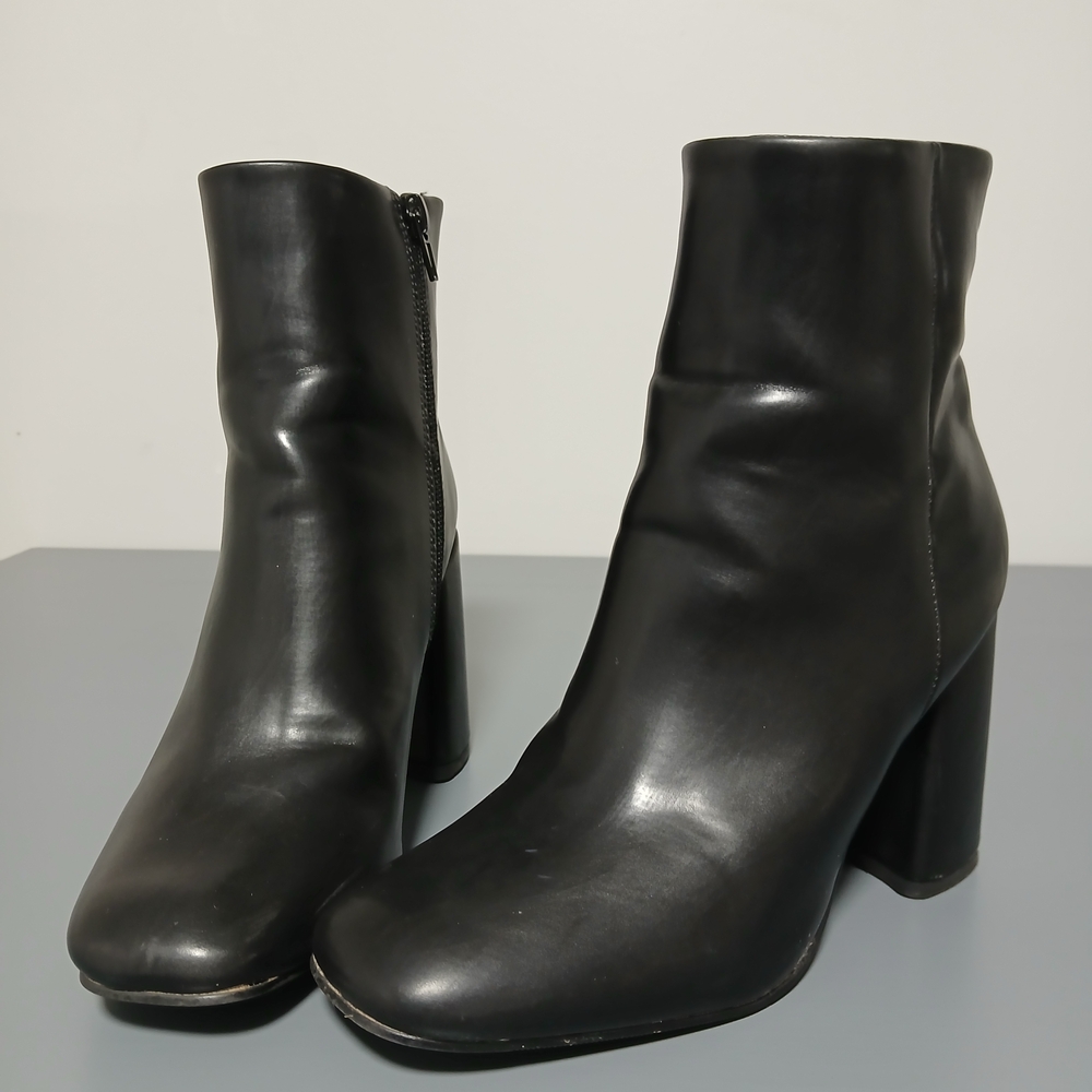 Madden Girl Black Heeled Boots